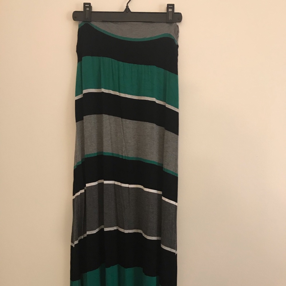 Merona Striped Maxi Skirt
